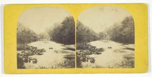 The Rock called Dovedale Church, In the distance, n.d., W.  Woodward, English, active mid-19th