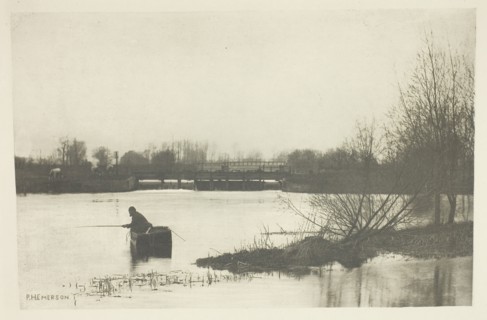 Field’s Weir, Near Rye House, 1888, Peter Henry Emerson, English, born Cuba, 1856–1936, England,