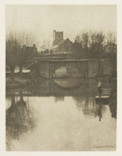 Broxbourne Church, 1880s, Peter Henry Emerson, English, born Cuba, 1856–1936, England,