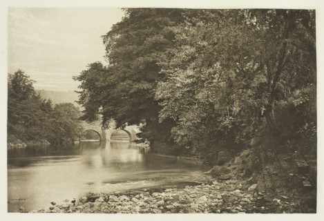 Rowsley Bridge, on the Derwent, 1880s, Peter Henry Emerson, English, born Cuba, 1856–1936, England,