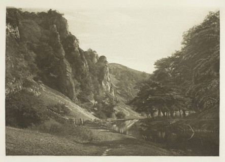 In Dove Dale, 1880s, Peter Henry Emerson, English, born Cuba, 1856–1936, England, Photogravure,