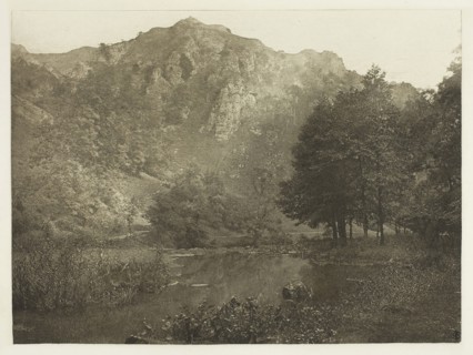 In Dove Dale, 1880s, Peter Henry Emerson, English, born Cuba, 1856–1936, England, Photogravure,