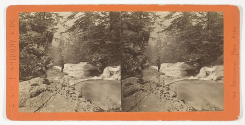Looking Down the Kauterskill, from the New Laurel House, 1869/1900, Anthony & Company, American,