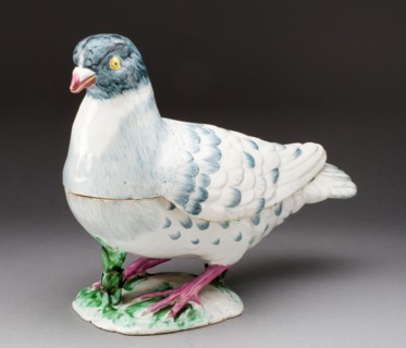 Pigeon Tureen, c. 1755, Strasbourg Pottery Manufactory (French, 1721-1781), Design attributed to