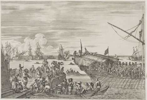 Le départ d’une Galère, 1654, Stefano della Bella, Italian, 1610-1664, Italy, Etching on paper, 235
