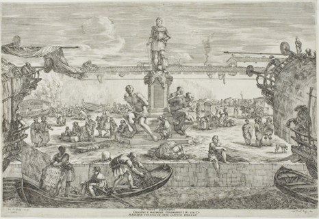 Statue of Ferdinand I, Grand Duke of Tuscany, 1654/55, Stefano della Bella, Italian, 1610-1664,