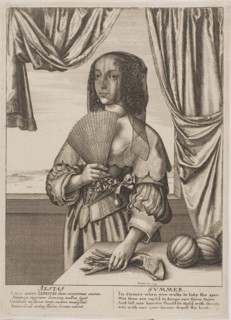 Summer, 1641, Wenceslaus Hollar, Czech, 1607-1677, Bohemia, Etching on ivory laid paper, 222 × 173