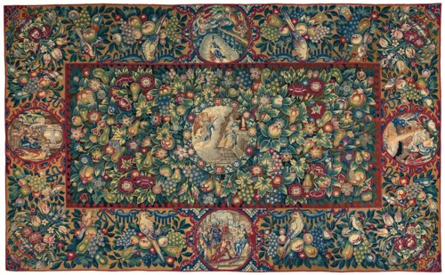 Table Carpet (Depicting Scenes from the Life of Christ), 1600/50, Northern or Southern Netherlands,