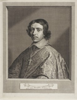 Cardinal de Retz, 1650, Robert Nanteuil, French, 1623-1678, France, Engraving on paper, 320 × 243