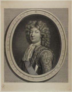 Ludovicus Delphinus, 1684, Pierre Louis van Schuppen (Flemish, 1627-1702), after François de Troy