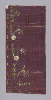 Skirt Panel?, Directoire period, 1795/99, France, Silk, plain weave with supplementary patterning