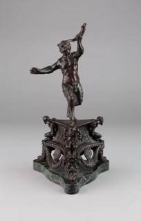 Dancing Satyr on Triangular Socle, c. 1530/50, Andrea Riccio (Style of), Italian, 1470-1532,
