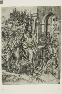 Christ’s Entry into Jerusalem, c. 1500, Master of the Strache Altar, German, active 1480-1500,