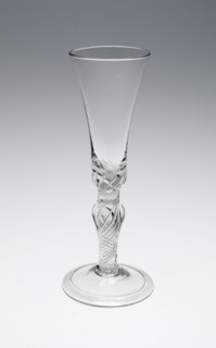 Wine Glass, c. 1750, England, Glass, H. 20.2 cm (7 15/16 in.)