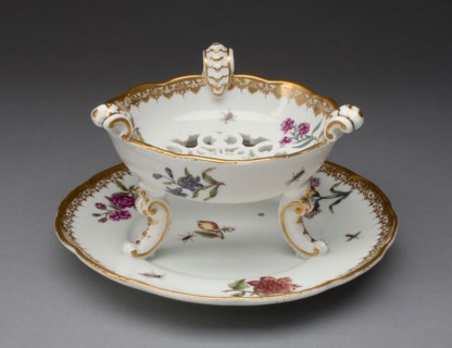 Chafing Dish or Plate Warmer, 1737/40, Meissen Porcelain Manufactory, German, founded 1710,