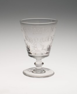 Rummer, 1820, England, Glass, H. 12.7 cm (5 in.)