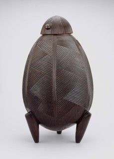 Lidded Container, Mid–/late 19th century, Zulu or Northern Nguni, KwaZulu-Natal, South Africa,