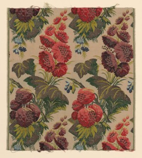Panel (Furnishing Fabric), c. 1734/35, Style of Jean Revel (French, 1684-1751), France, Silk and