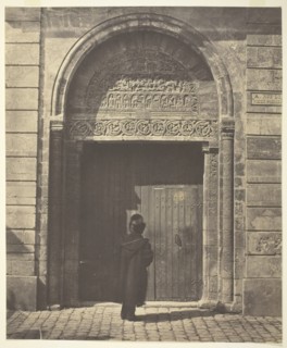 The Portal of Saint Ursinus at Bourges, rue du Vieux Poirier, 1854, printed 1854, Bisson Frères
