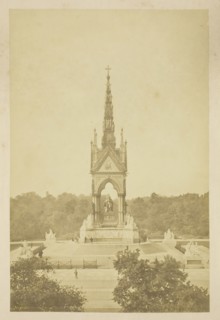 Albert Memorial, 1850–1900, probably English, 19th century, England, Albumen print, from the album