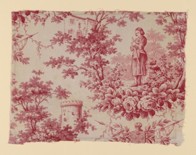 Jeanne d’Arc (Joan of Arc)(Furnishing Fabric), c. 1840, After a sculpture by Marie Christine