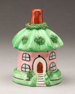 Incense Burner, c. 1830, England, Staffordshire, Staffordshire, Glazed earthenware with polychrome