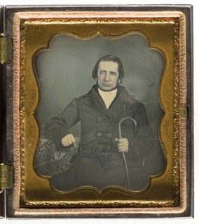 Untitled, 1839/60, 19th century, Unknown Place, Daguerreotype, 8.3 x 7 cm (plate), 9.5 x 8.4 x 2 cm