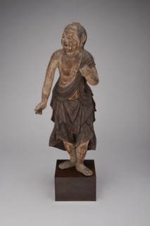 Seitaka Dôji, 15th century, Japan, Wood with traces of polychromy, H. 63.8 cm (25 in.)