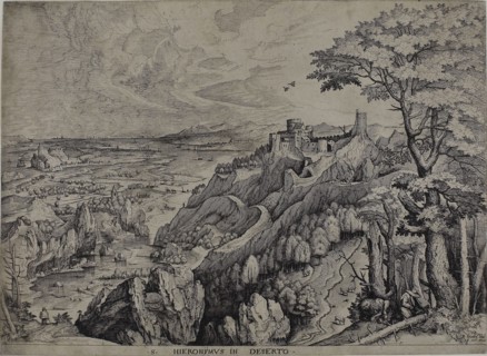 Saint Jerome in the Desert, c. 1553, Hieronymus Cock (Flemish, c. 1510-1570), after Pieter Bruegel