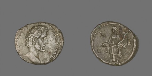 Coin Portraying Emperor Antoninus Pius, AD 139, Roman, minted in Alexandria, Egypt, Egypt, Billon,
