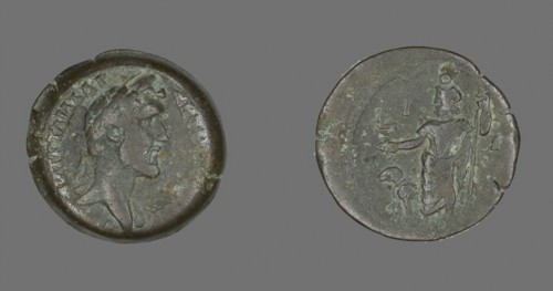 Coin Portraying Emperor Antoninus Pius, AD 149/150, Roman, minted in Alexandria, Egypt, Egypt,