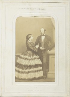 The Queen and Prince Consort, 1861, John Jabez Edwin Mayall, American, 1813-1901, United States,