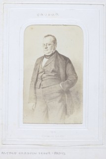 Camillo Benso, Count of Cavour, 1860–69, Alfred Chardon Jeune, French, 1830-1897, Paris, Albumen