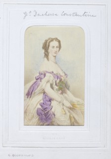 Grand Duchess Constantine, 1860–69, Émile Desmaisons, French, 1812-1880, France, Albumen print, 8.7