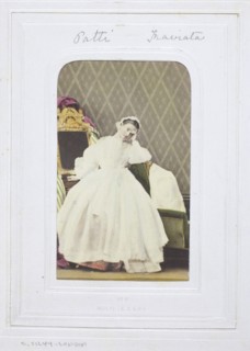 Adelina Patti Traviata, 1860–69, Camille-Léon-Louis Silvy, French, 1834-1910, France, Albumen