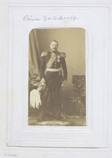 Prince Gortschakoff, 1860–69, André-Adolphe-Eugène Disdéri, French, 1819–1889, France, Albumen