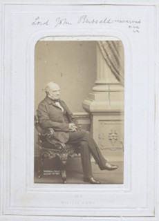 Lord John Russell, 1861, John Jabez Edwin Mayall, American, 1813-1901, United States, Albumen