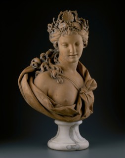 Bust of Amphitrite, c. 1725, Lambert Sigisbert Adam, French, 1700—1759, France, Terracotta, H. 62