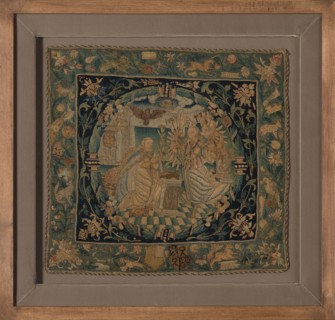 Pillow Cover (Depicting the Annunciation), 1550/1600, Southern Germany (Swabia) or Switzerland,