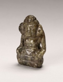 Figurine, A.D. 250/900, Classic Maya, Mexico, Guatemala, or Honduras, Central America, Jadeite, H.
