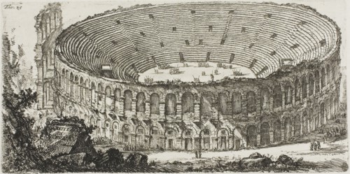 Ampitheater of Verona, plate 25 from Some Views of Triumphal Arches and other monuments, 1748,