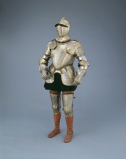 Garniture for Field and Foot Tourney at the Barriers, c. 1575, Italian, Milan, Milan, Steel with