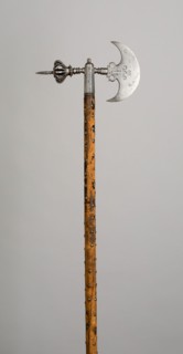 Horseman’s Axe, 1600/1700, Western European, possibly French, Western Europe, Steel, wood (oak),