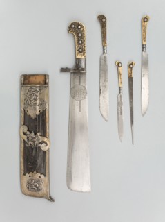 Hunting Trousse (Waidpraxe) with the Coat of Arms and Initials of Christian II, Elector of Saxony,