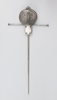 Parrying Dagger, 1650/1675, Spanish or south Italian, Spain, Steel, iron, and wood, L. 58 cm (22