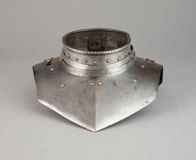 Gorget, 19th century in 16th century style, European, Europe, Steel
