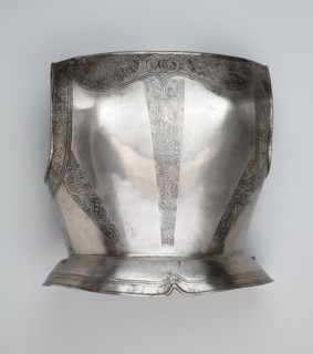 Backplate with Associated Culet of One Lame, c. 1560, German, Brunswick, Northern Germany, Steel,