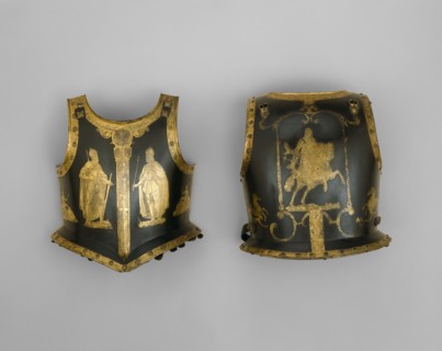Zischägge (Helmet) and Cuirass of Emperor Ferdinand II, c. 1620, South German, Southern Germany,