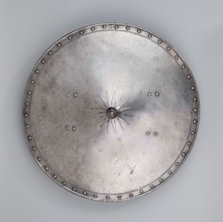 Parade Shield (Rondache), c. 1625, Master M P, Flemish, active 1625, Western Europe, Steel and