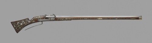 Matchlock Musket for Target Shooting for the Court of Christian II, Elector of Saxony, 1600/10,